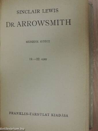 Dr. Arrowsmith I-II.