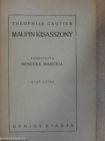 Maupin kisasszony I-II.