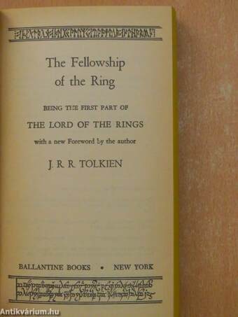 The Lord of the Rings I.