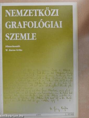 Nemzetközi Grafológiai Szemle 1999/1.