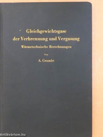 Gleichgewichtsgase der Verbrennung und Vergasung