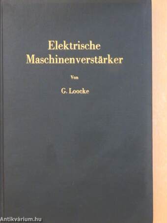 Elektrische Maschinenverstärker