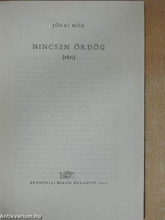 Nincsen ördög