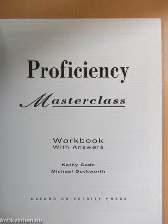 Proficiency Masterclass - Workbook With Answers