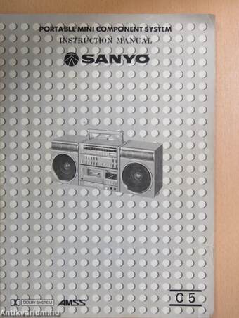 SANYO Portable Mini Component System C5 Instruction Manual