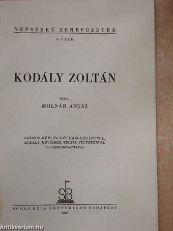 Kodály Zoltán