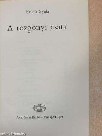 A rozgonyi csata