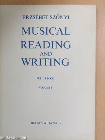 Musical Reading and Writing I. - Pupil's Book