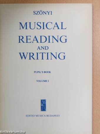 Musical Reading and Writing I. - Pupil's Book