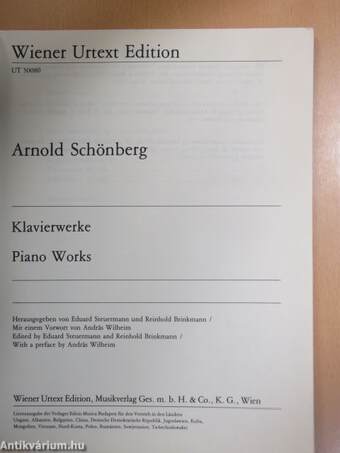 Klavierwerke/Piano Works