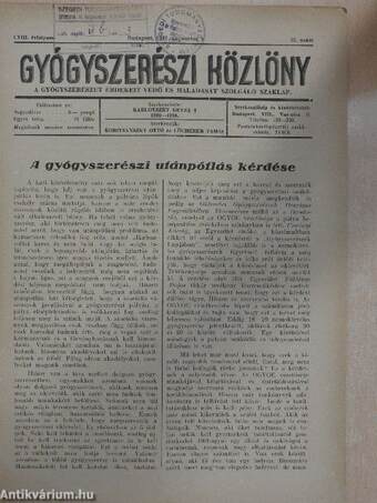 Gyógyszerészi Közlöny 1942. augusztus 8.