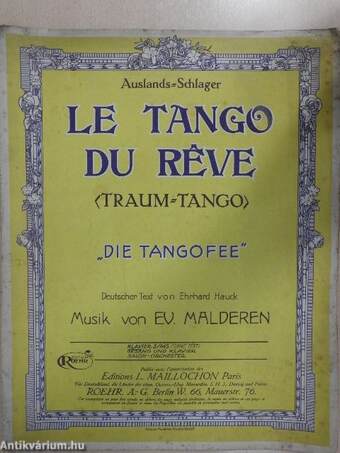 Le Tango du reve