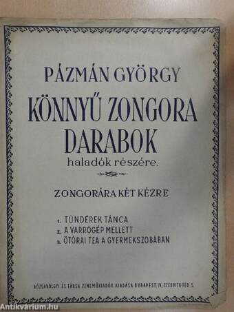 Könnyű zongora darabok 2.