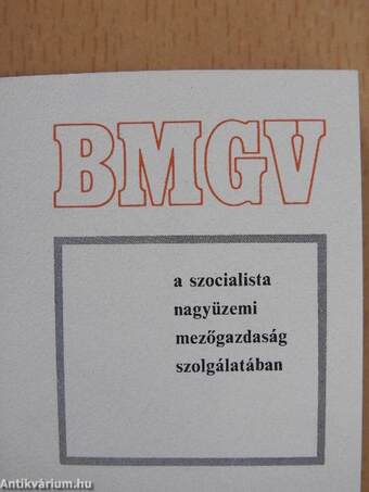 BMGV (minikönyv)