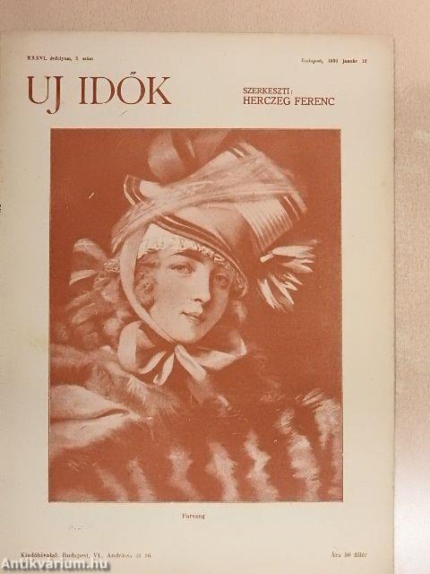 Uj Idők 1930., 1933. (vegyes számok) (30 db)