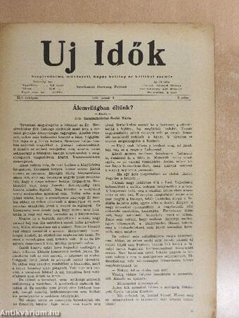 Uj Idők 1939. (nem teljes évfolyam)