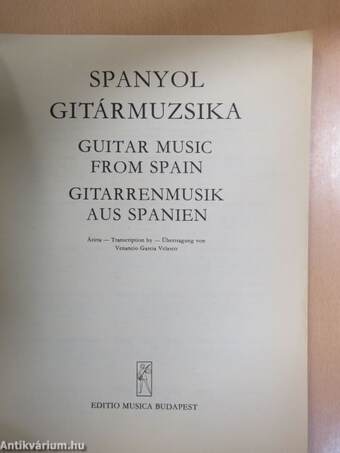 Spanyol gitármuzsika