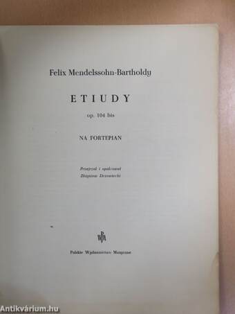 Etiudy op. 104 bis