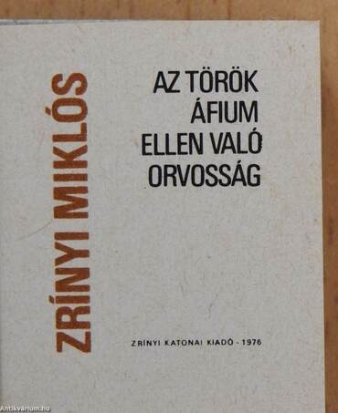 Az török áfium ellen való orvosság (mikrokönyv)