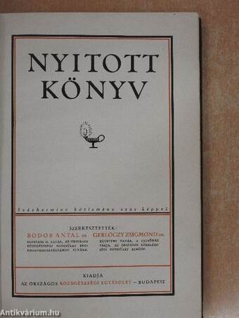 Nyitott könyv