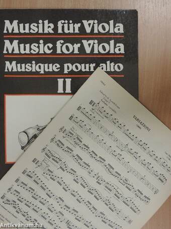 Musik für viola/Music for viola/Musique pour alto II.
