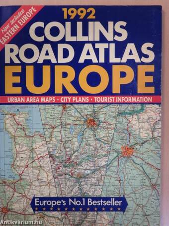 Collins Road Atlas - Europe 1992