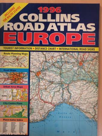 Collins Road Atlas - Europe 1996