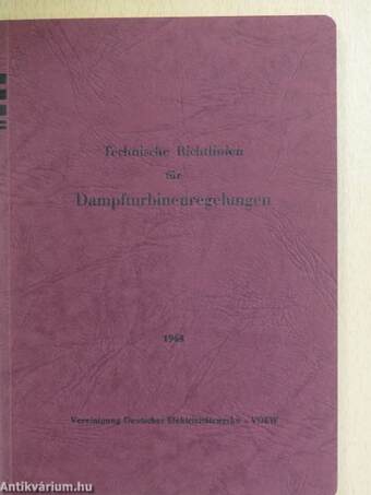 Technische Richtlinien für Dampfturbinenregelungen