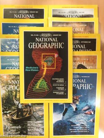 National Geographic 1987. (nem teljes évfolyam)