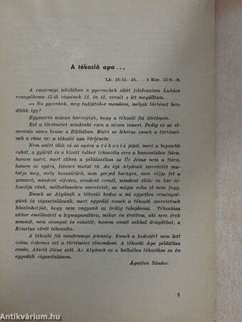 A Budapesti Református Theológiai Akadémia Baráti Szövetségének körlevele 1943. március 31.