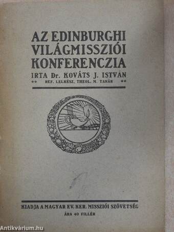 Az edinburghi világmissziói konferenczia