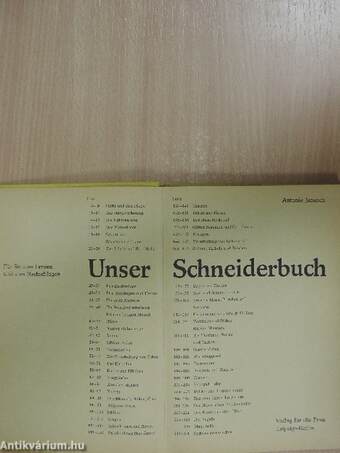 Unser Schneiderbuch