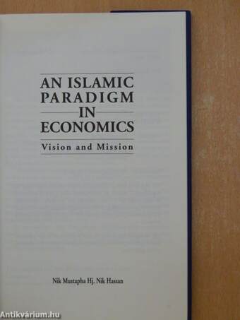 An islamic paradigm in economics