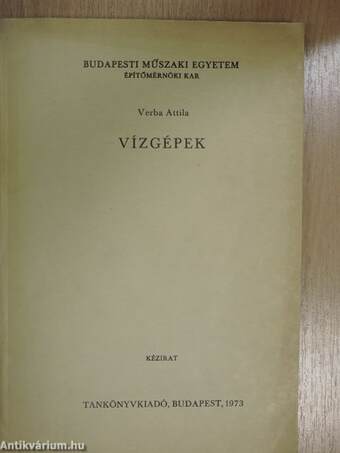 Vízgépek