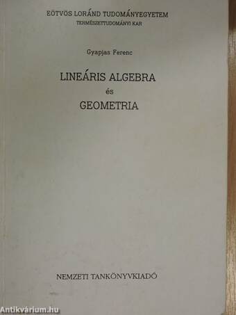 Lineáris algebra és geometria