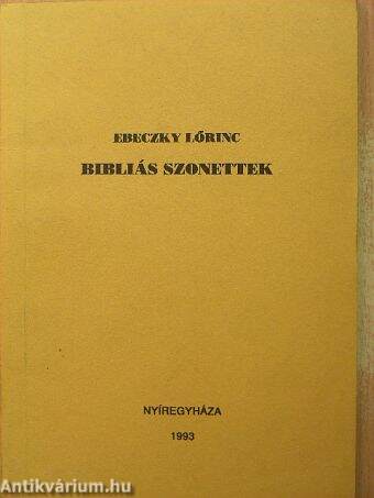 Bibliás szonettek