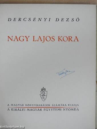 Nagy Lajos kora