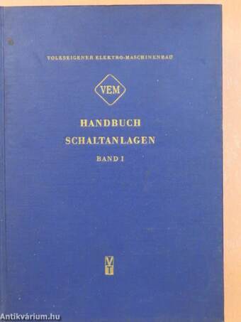VEM-Handbuch Schaltanlagen I.