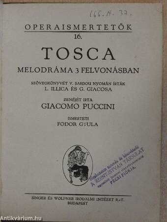 Puccini: Tosca