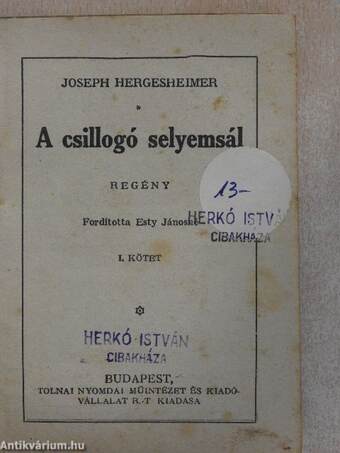 A csillogó selyemsál I-II.