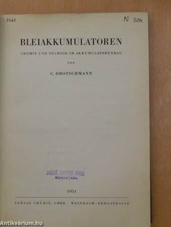 Bleiakkumulatoren