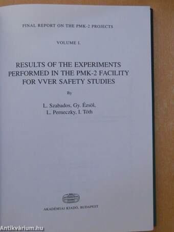 Results of the Experiments Performed in the PMK-2 Facility for VVER Safety Studies - CD-vel