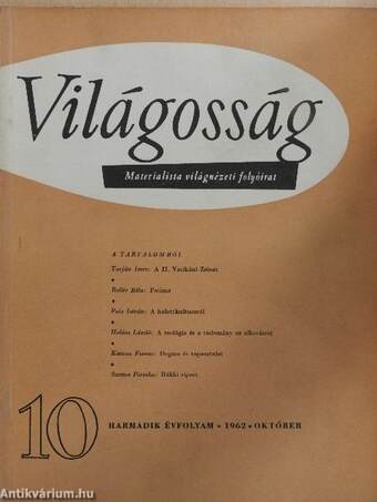 Világosság 1962. október