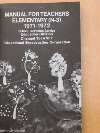 Manual for teachers 1971-1972 I-II.