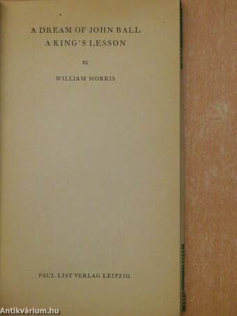 A Dream of John Ball/A King's Lesson