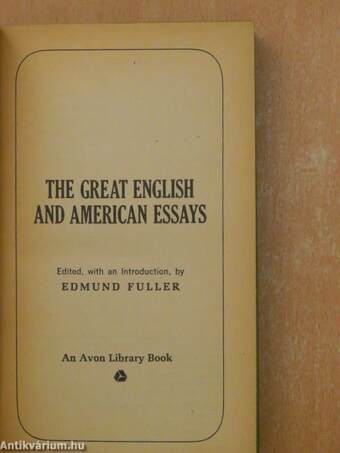 The Great English and American Essays