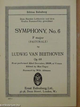 Symphony, No. 6.