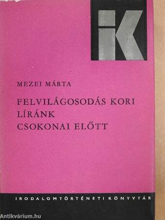 Felvilágosodás kori líránk Csokonai előtt