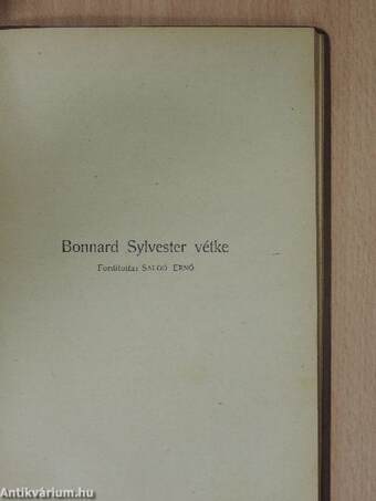 Ludláb királyné/Bonnard-Sylvester vétke