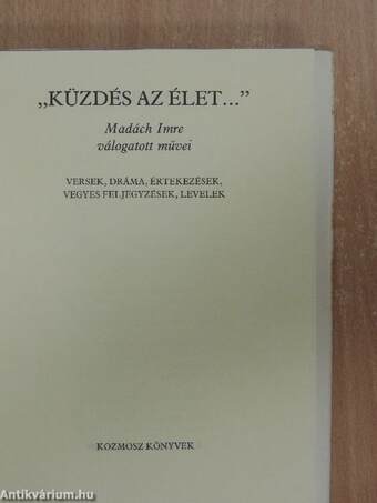 "Küzdés az élet..."